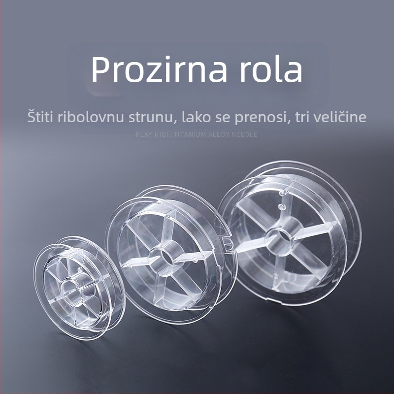 Špulja za ribolovnu liniju s plastičnim osovinom, I-oblikovana bobina, prazna bobina, osovina trake STO