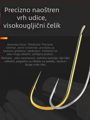 Ručni set linija za ribolov u potoku za Horse Mouth Grouper, bez podešavanja olova