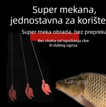 8-vlaknata PE pletena glavna ribolovna linija s vidljivim leaderom