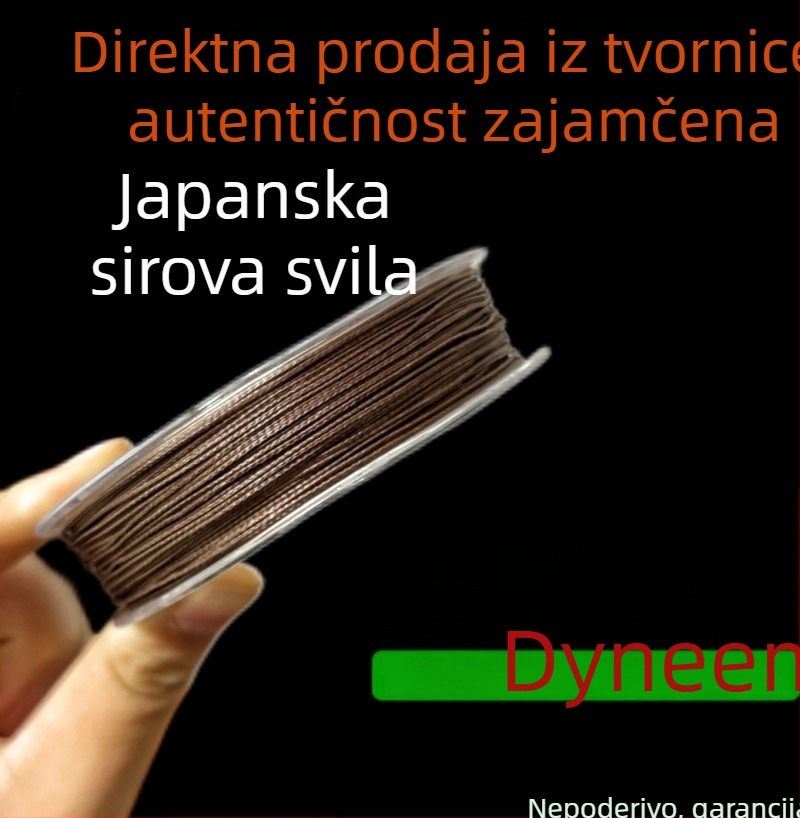 8-vlaknata PE pletena glavna ribolovna linija s vidljivim leaderom