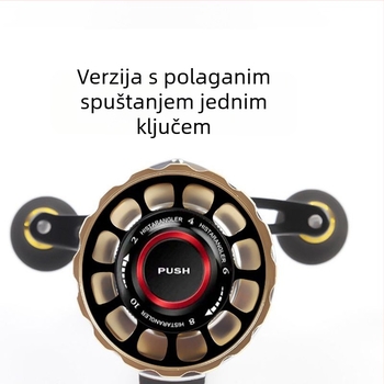 Mulineta za plutajući ribol s magnetskim metalnim mikro olovom i glatkim oslobađanjem linije