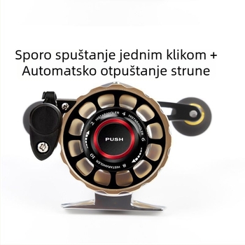 Mulineta za plutajući ribol s magnetskim metalnim mikro olovom i glatkim oslobađanjem linije