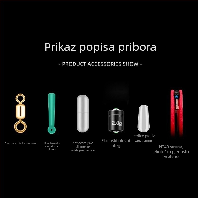 Ručni nylon rig set za natjecateljski ribolov