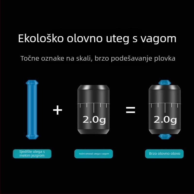 Ručni nylon rig set za natjecateljski ribolov