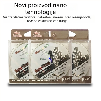 Nylon osnovna linija za ribolov, 100 m, s leaderom – visoka snaga, bez zapetljavanja