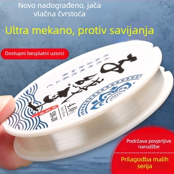 104 m najlonska ribolovna linija, izuzetno mekana, protiv zaplitanja, glavna linija i vodilica