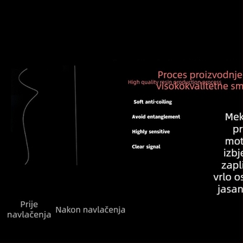 Najlon za ribolov, 200 m, glavna linija s leaderom – dugi zabačaji za stijenski i obalni ribolov, ručna izrada