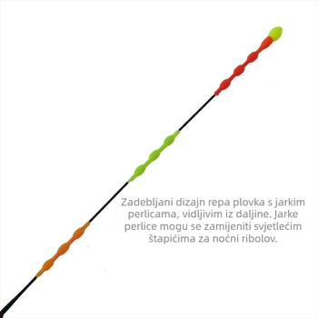 Pluta za morski ribol s vertikalnim driftom