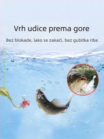 Seven-Star plivački set za crucian carp — kompletna glavna linija s velikim vidljivim plovnim perlama
