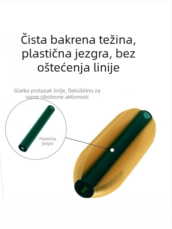 Seven-Star plivački set za crucian carp — kompletna glavna linija s velikim vidljivim plovnim perlama