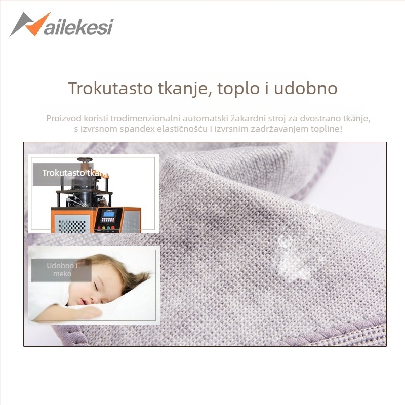 Muški sportski set zaštite ramena s zaštitom ruku i koljena, tanak i topao dizajn