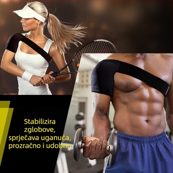 Sportski pojas za rame – podrška za rame za badminton i košarku, zimsku upotrebu, unisex