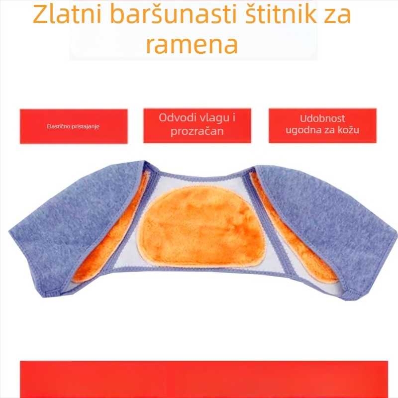 Ramenski štitnik s fleec podstavom, debeli, topao i upija znoj za sport