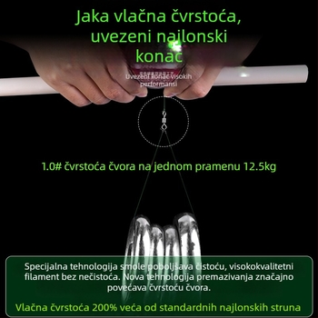 Najlon ribolovna linija za glavnu liniju i leader, morski štap, za bacanje i umjetne mamce