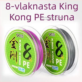 PE pletene ribolovne linije, osam vlakana, snažna morska ribolovna linija