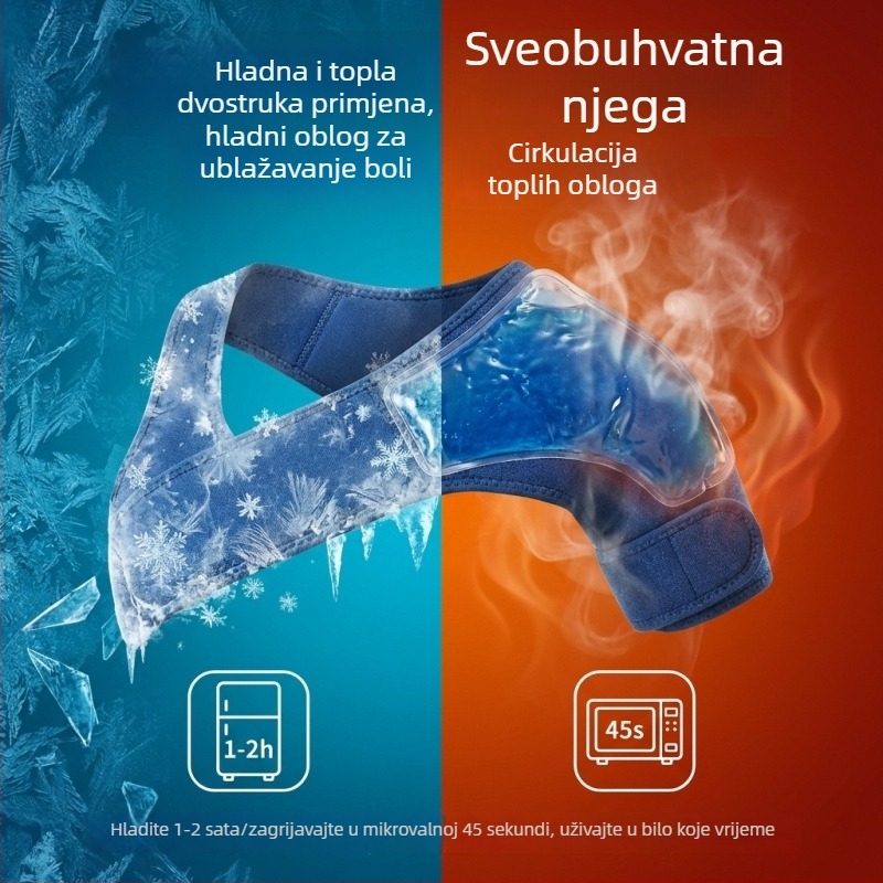 Gel ramenski jastučić za toplu i hladnu terapiju, unisex, jedna veličina