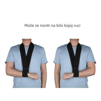 DUOPULE Lagani ovratnik za podršku vrata, s jednostavnim remenom za ruku i prozračnim ramenskim pojasom