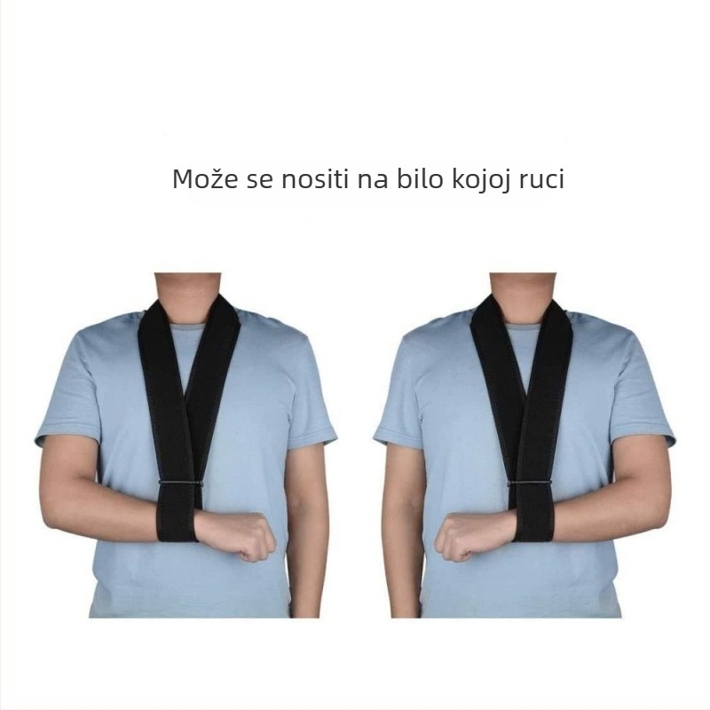 DUOPULE Lagani ovratnik za podršku vrata, s jednostavnim remenom za ruku i prozračnim ramenskim pojasom
