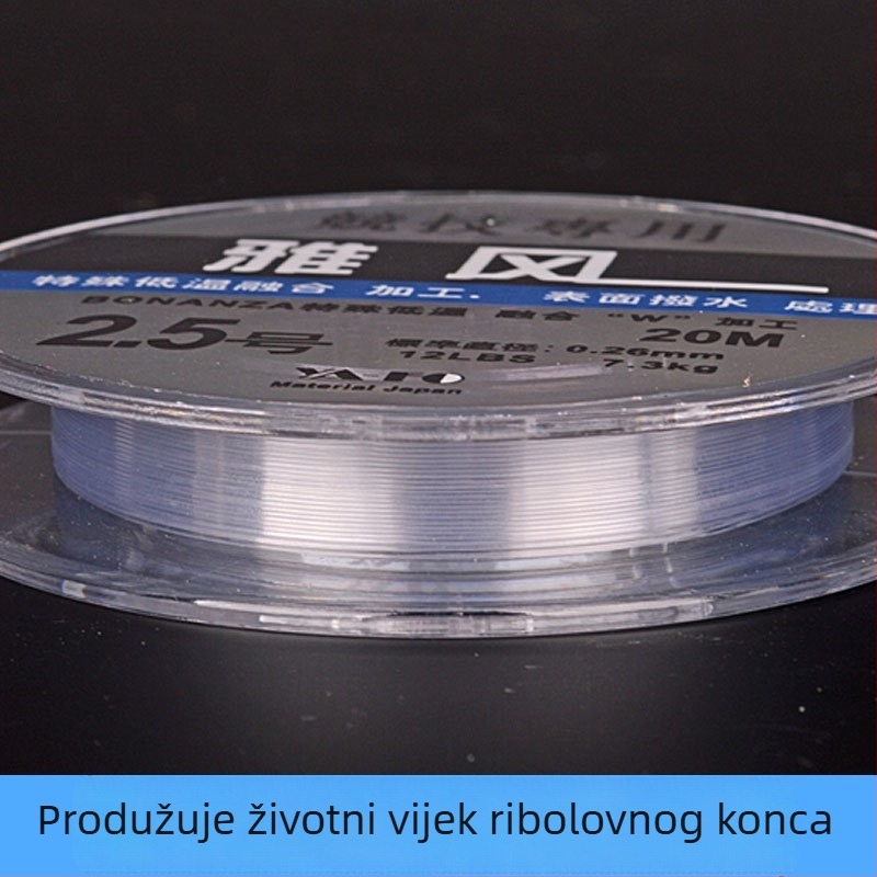 Ya Feng najlon ribolovna linija, 20 m, prozirna glavna linija i linija vodilica, univerzalna