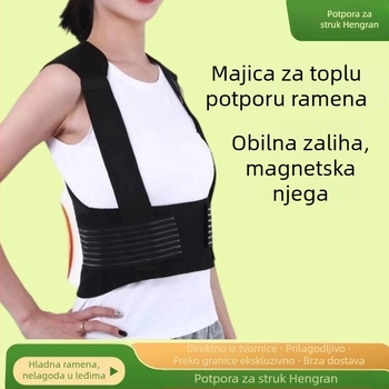 Termalne zaštitne jastučiće za ramena za muškarce i žene, samozagrijavajući pojas za struk uz potporne trake, jakna protiv hladnoće