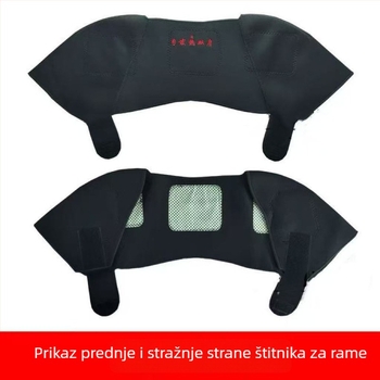 Turmalinski ramenski štitnik s magnetskom terapijom, unisex, ublažava bolove u vratu i ramenima, za jesen i zimu
