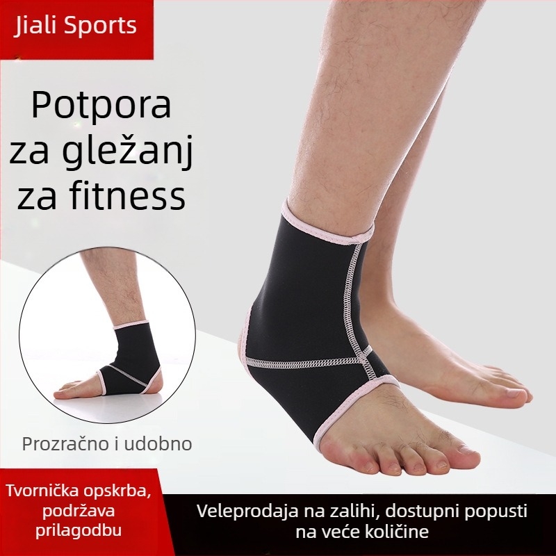 Zaštita gležnja za sport: čarape za vanjski trčanje, vožnju i ples s zaštitom od sudara i istegnuća