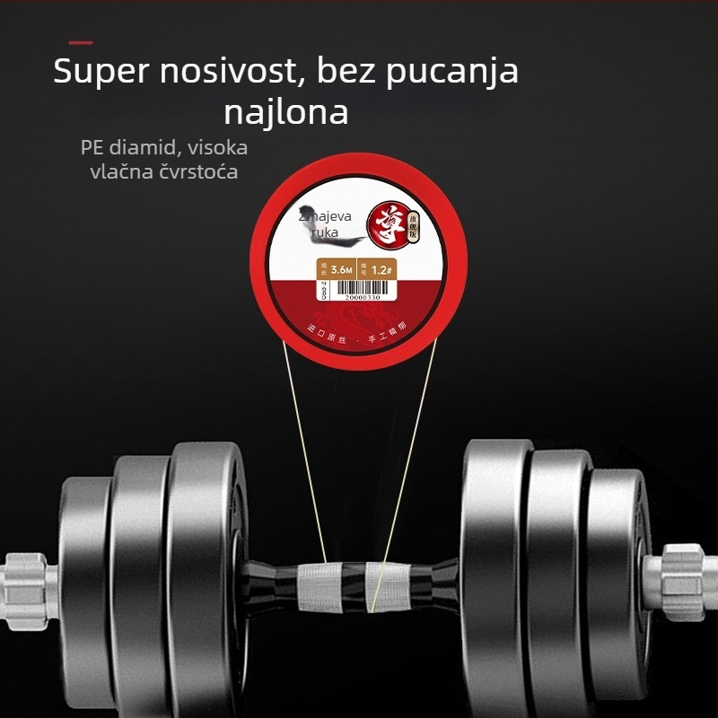 Dragon Hand PE glavna linija za ribolov – komplet glavne linije od najlona za natjecanje, spreman za korištenje