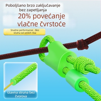Nova premium set glavne najlonske ribarske linije bez čvorova, otporna na habanje, ojačana