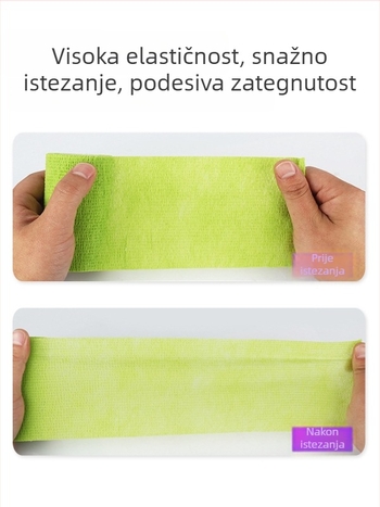 Prilagodljivi samoljepivi elastični Zavoj za sportsku zaštitu — gležanj, zapešće, prsti, lakat, koljeno, košarka