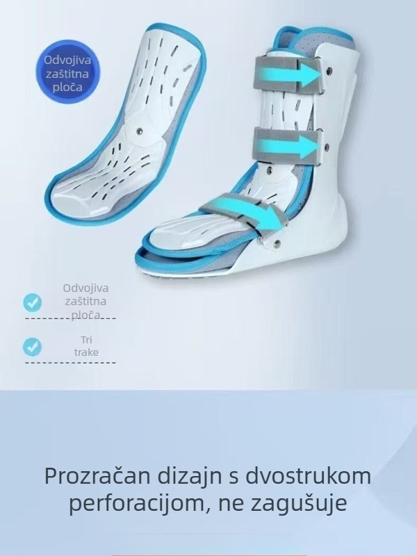Ortaza za gležanj s potporom za stopalo, zaštitna oprema, duga i kratka verzija