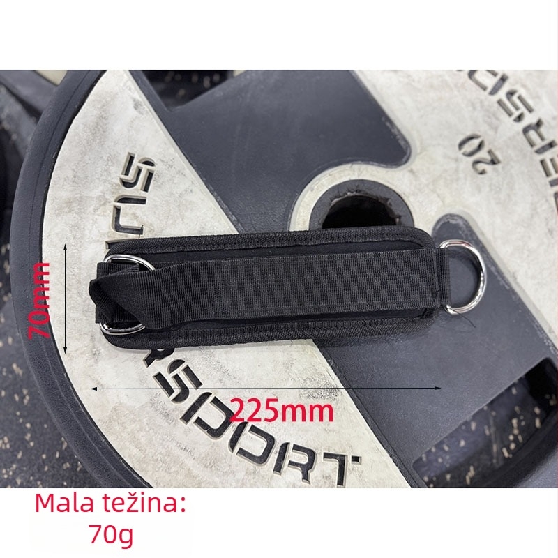 Set za trening gležnja i nogu s trakama i elastičnom trakom za bokove i stražnjicu
