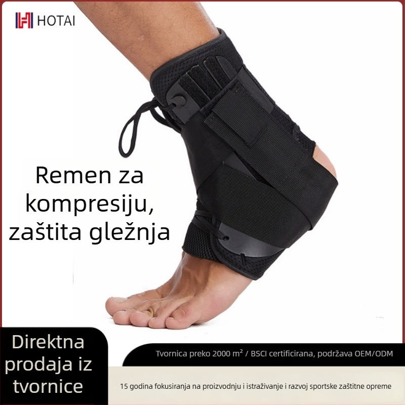 Kompresijski kaiš za gležanj s remenom, sportska podrška i zaštita za košarku