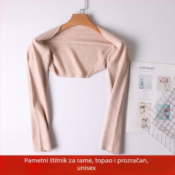 Tanka pamučna podloga za ramena za proljeće i ljeto, zaštita vrata i ramena, topli san u klimatiziranoj sobi.