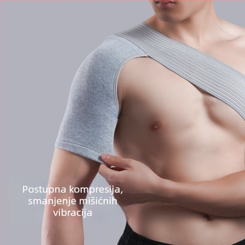 Nailix ramenski pojas za stabilizaciju zgloba, topla podrška ramenu i vrata, anti-dislokacija, posebno za badminton, za muškarce i žene s bolovima u ramenu