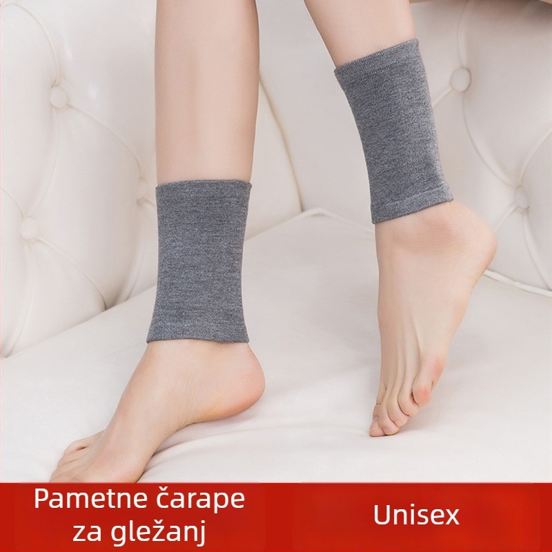 Pamukaste čarape za gležanj s zaštitom, unisex, tople za proljeće-ljeto, kratke, od tankih do debljih, zaštita gležnja i potkoljenice