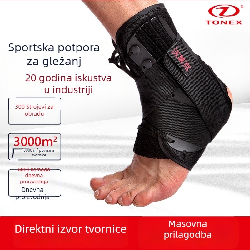 Tonex prozračni gležni zavoj – kompresijska potpora za trčanje, planinarenje i sport