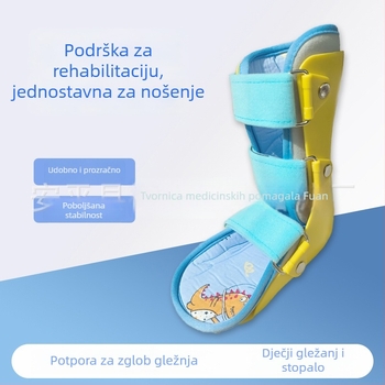 Dječja ortoza za gležanj za postoperativnu fiksaciju i podršku pri prijelomu stopala