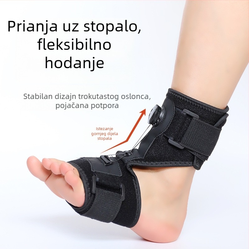Nova nadograđena gležanj ortoza s Velcro elastičnom kompresijom za podršku kod padanja stopala i korekciju valgusa