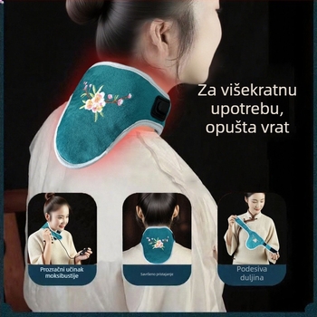5V električna grijana podloga za vrat i ramena s mugwortom za olakšanje napetosti u vratu i ramenima