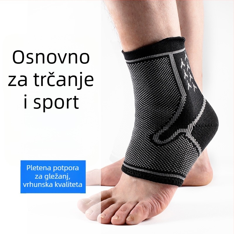 Muški zaštitnik gležnja za košarku i druge sportove, zaštita zgloba gležnja, oporavak od uganuća, profesionalna zaštitna oprema.
