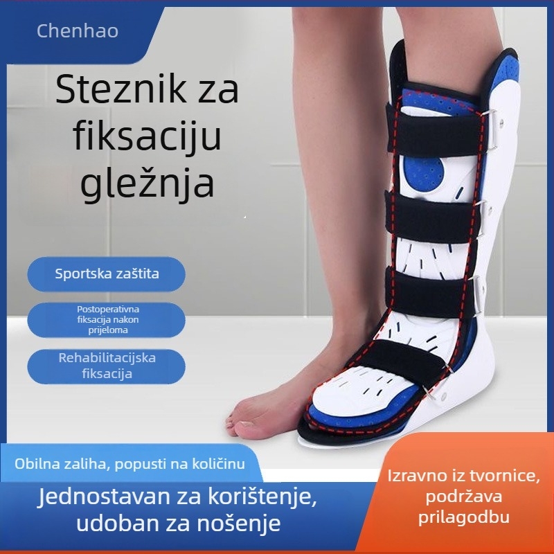 Orteza za fiksaciju gležnja za prijelome i uganuća – podrška za list, gip, metatarzalne kosti, pad stopala