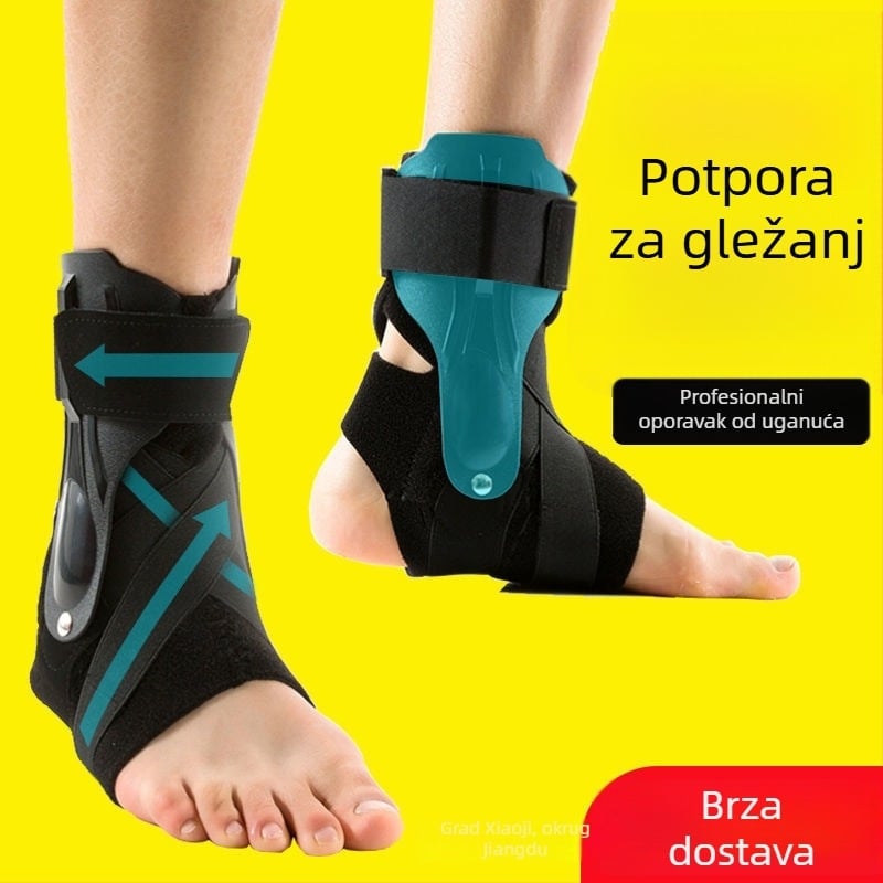 Stabilizator gležnja, zaštita od uganuća, nosiv uz cipele, podrška ozljedama ligamenata