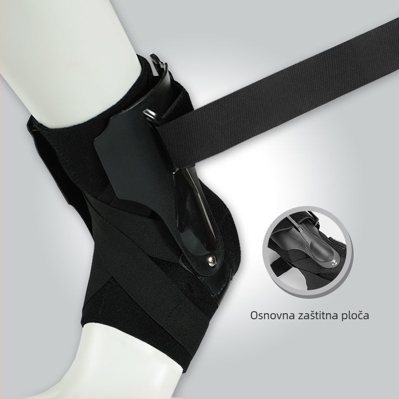 Stabilizator gležnja, zaštita od uganuća, nosiv uz cipele, podrška ozljedama ligamenata