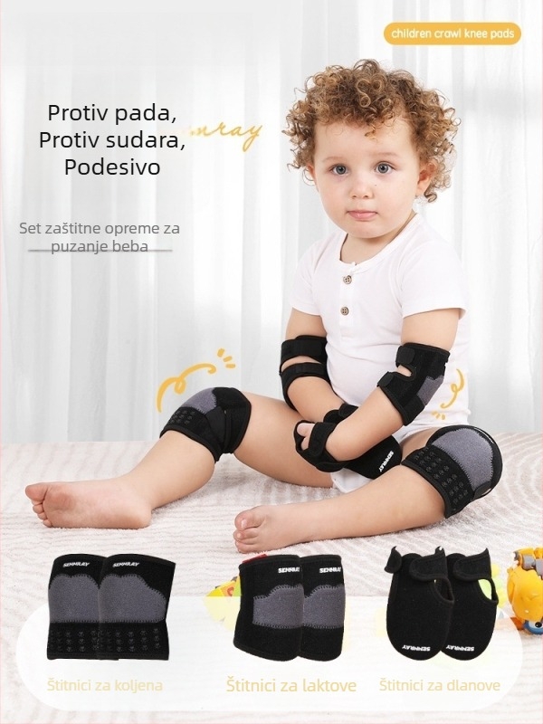 Dječje koljenjke štitnici, zaštita za lakte i dlane, protuklizni, prilagodljivi, prozračni