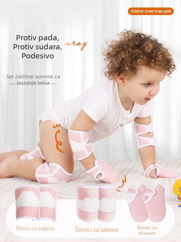 Dječje koljenjke štitnici, zaštita za lakte i dlane, protuklizni, prilagodljivi, prozračni