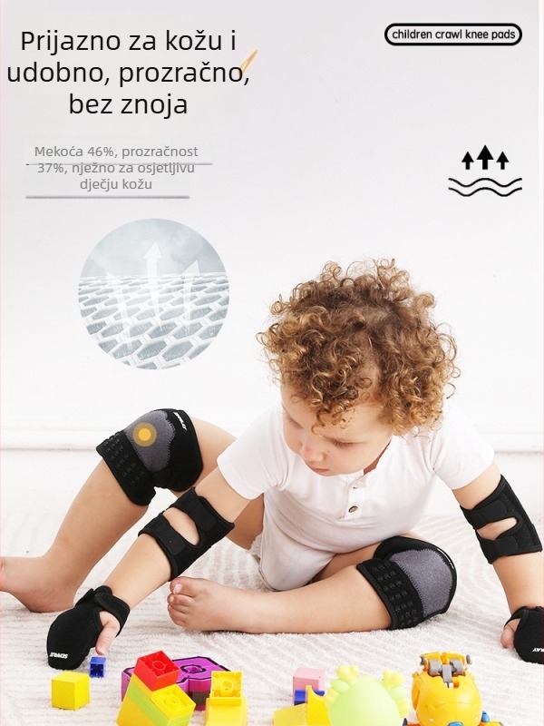 Dječje koljenjke štitnici, zaštita za lakte i dlane, protuklizni, prilagodljivi, prozračni