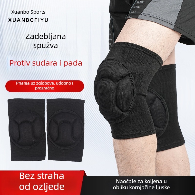 Prilagođeni štitnici za koljena i lakat s dizajnom kućice školjke kornjače za sport – zaštita od udara tijekom klečanja, košarke, trčanja i plesa