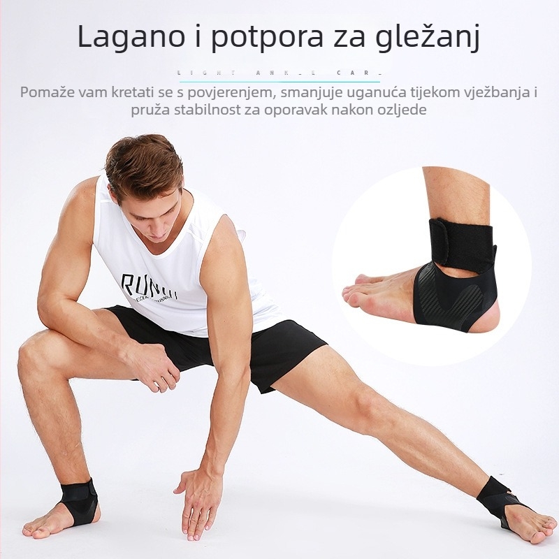 Prozračna, lagana gležnja ortoza s kompresijom za trčanje i planinarenje, podrška gležnju i stabilizator za sport (košarka)