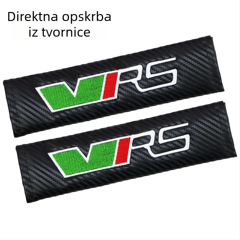 Karbonske jastučiće za sigurnosni pojas automobila (par)