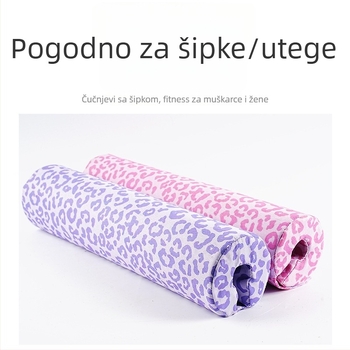 Jastučić za šipku s jastukom za ramena i universalni jastučić za kukove za vježbanje s šipkom